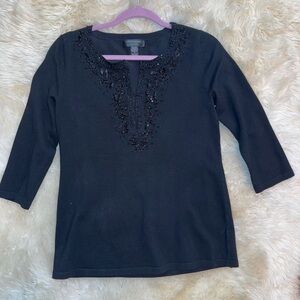 Womens 3/4 sleeve sweater